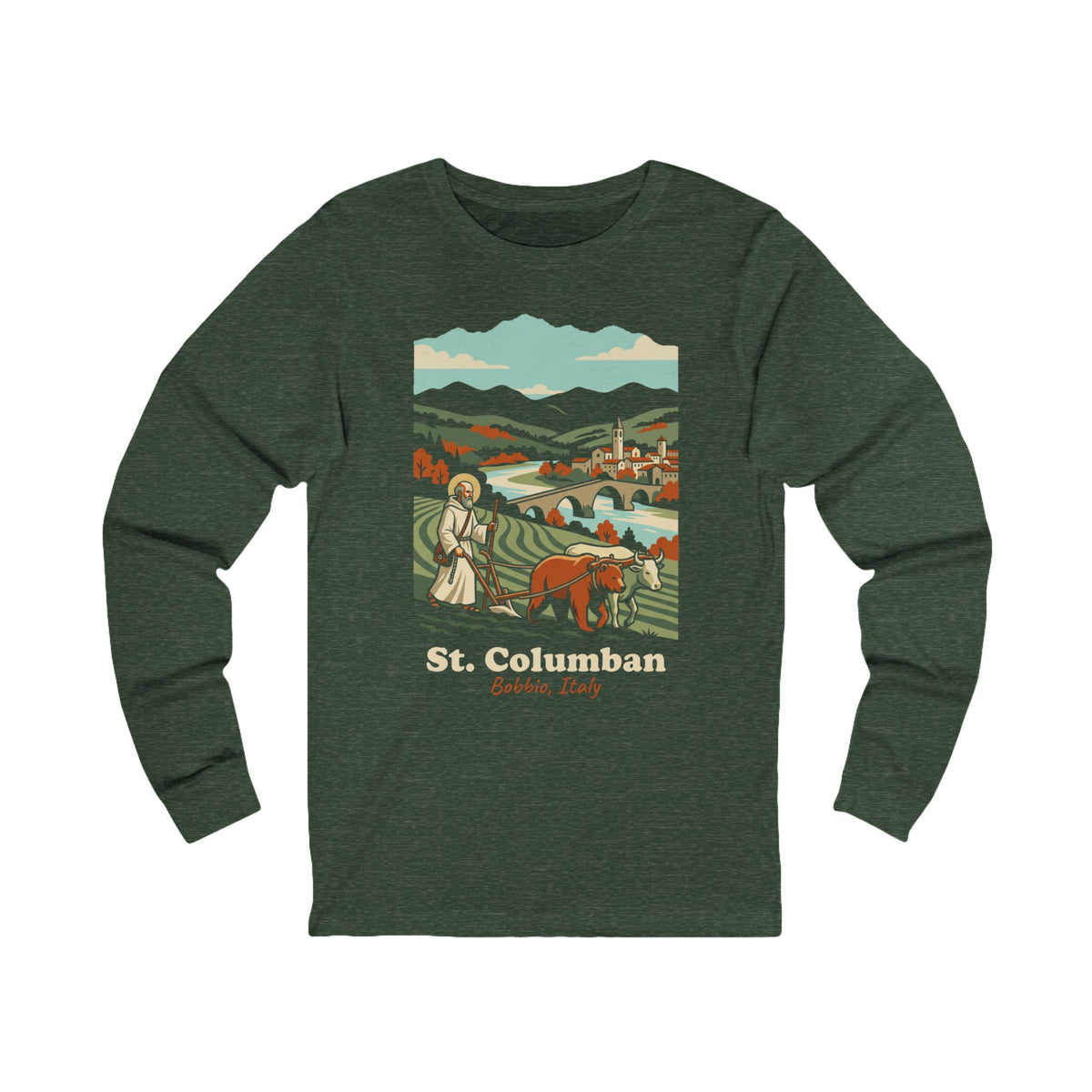 St. Columban Vintage Irish Long Sleeve T-Shirt