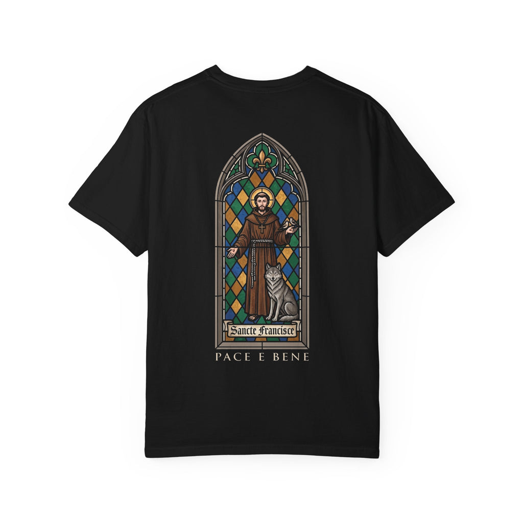 St. Francis of Assisi Premium Stained Glass Tee | LUMEN