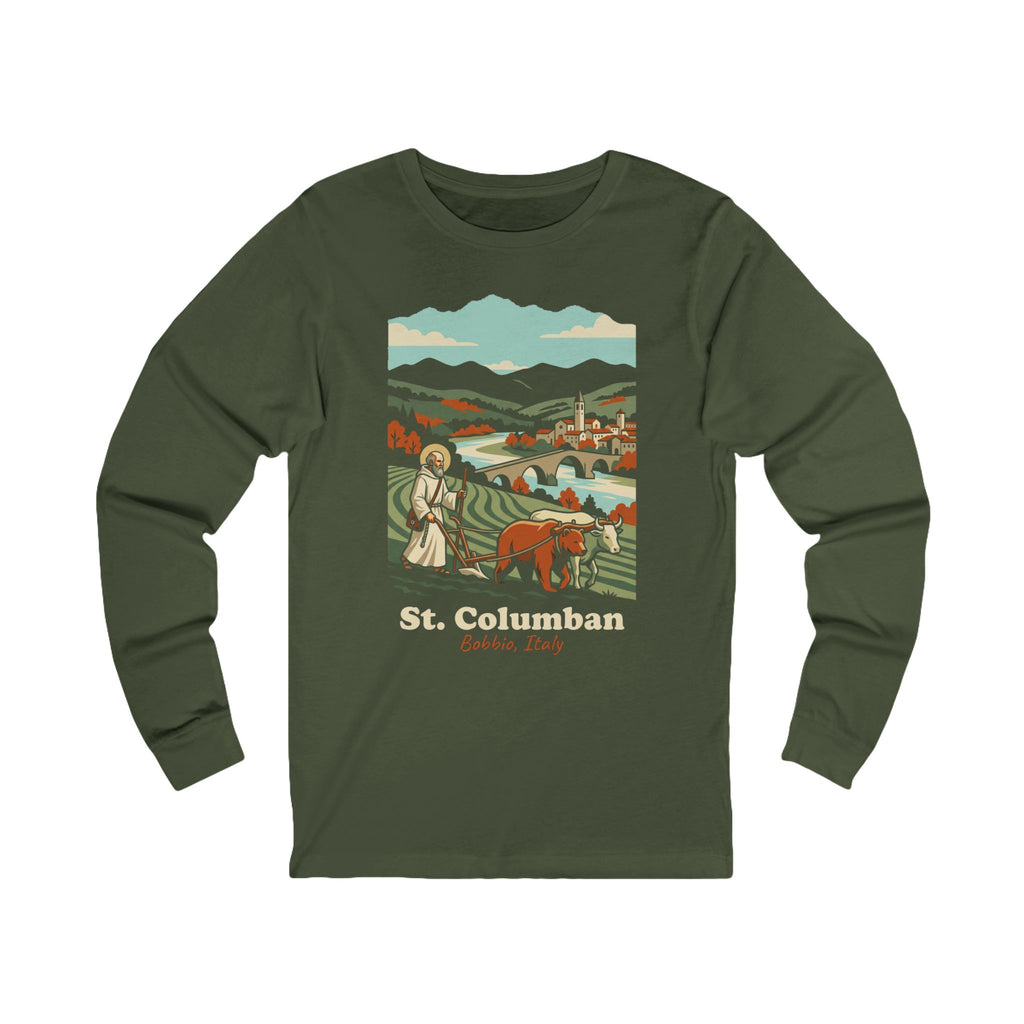 St. Columban Vintage Irish Long Sleeve T-Shirt
