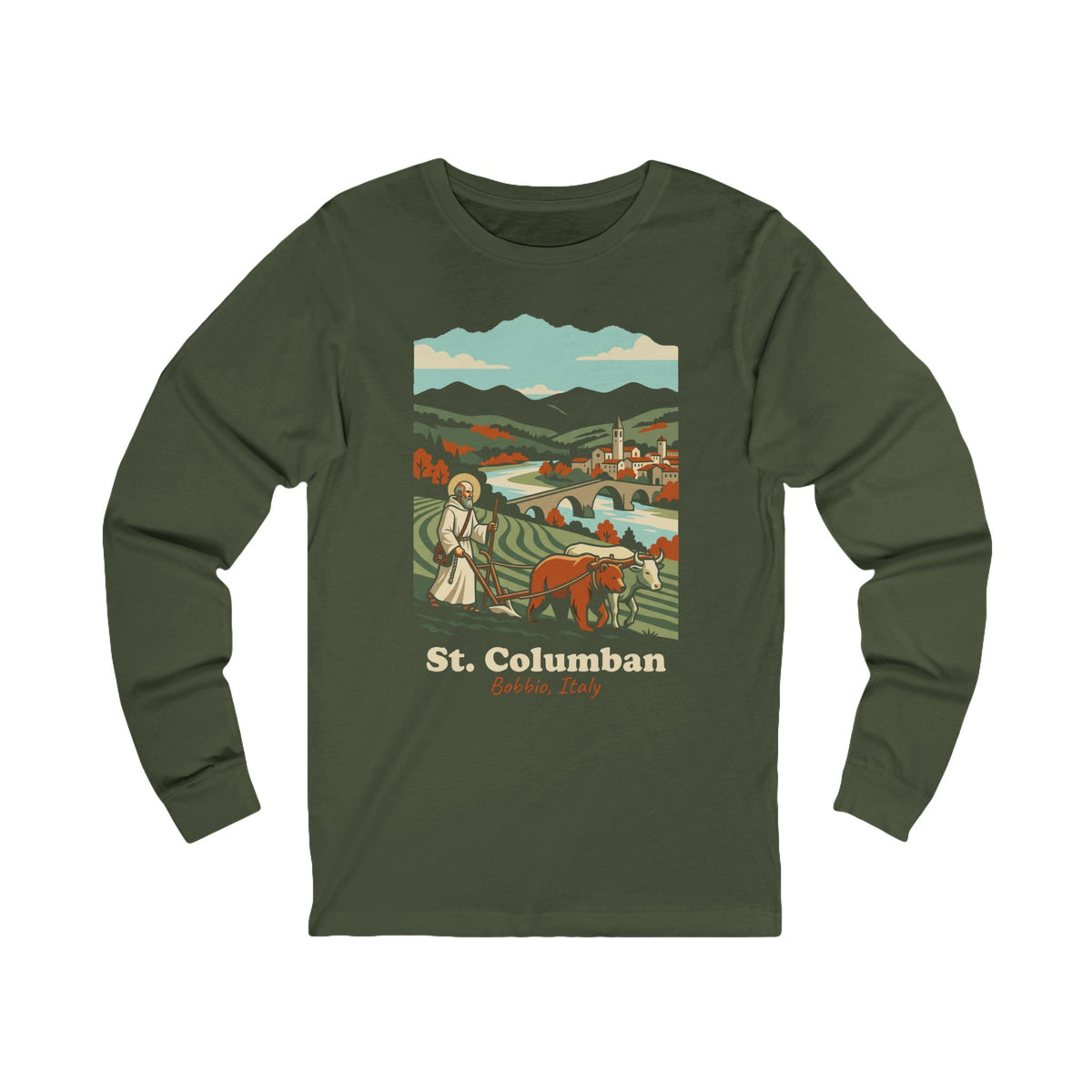 St. Columban Vintage Irish Long Sleeve T-Shirt