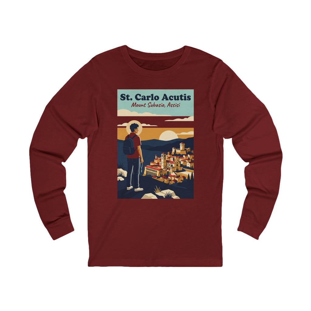 St. Carlo Acutis Vintage Italy Long Sleeve T-Shirt