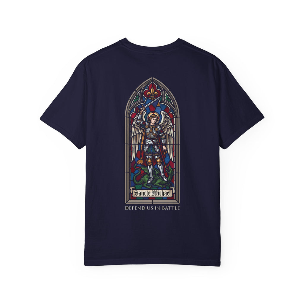 St. Michael Premium Stained Glass Tee | LUMEN