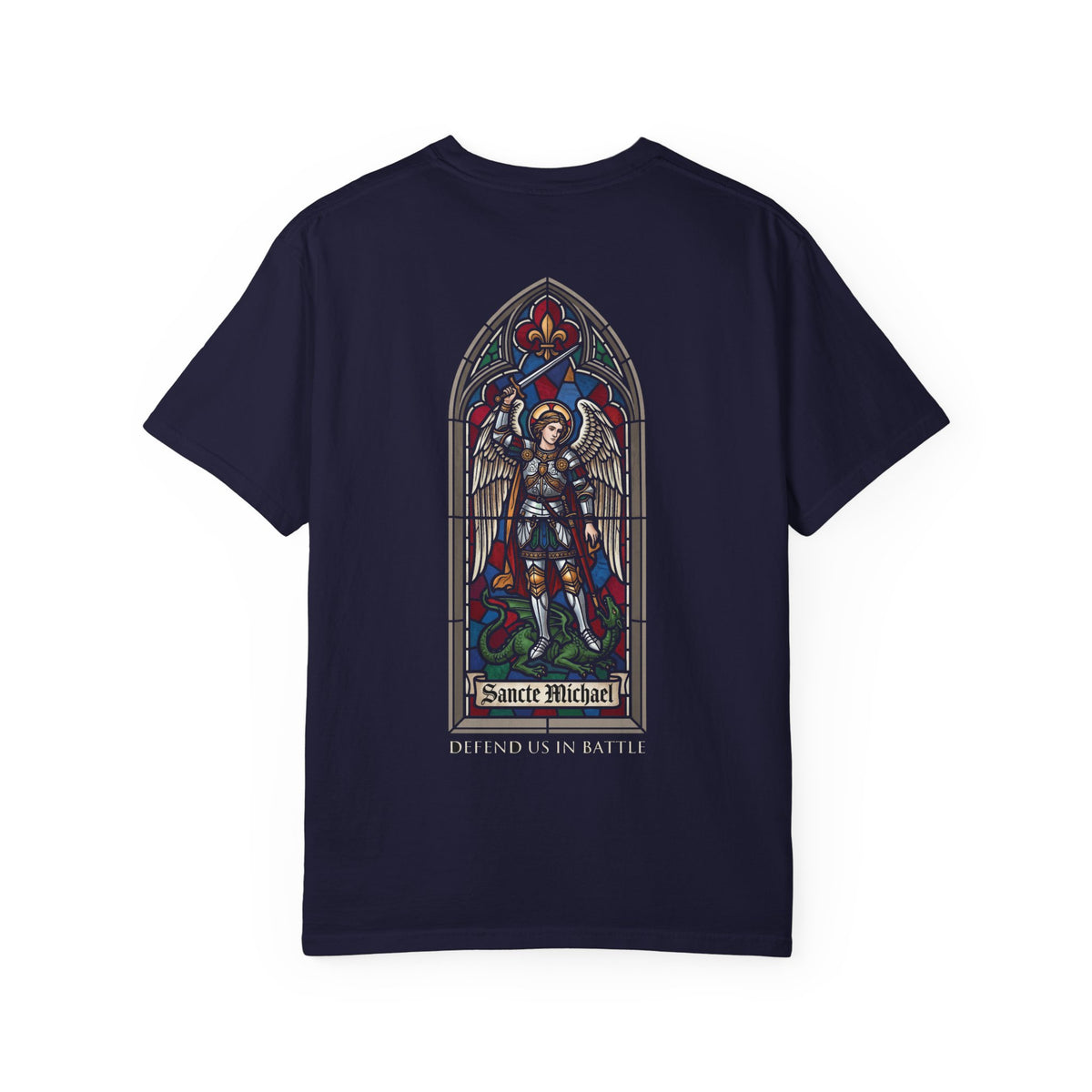 St. Michael Premium Stained Glass Tee | LUMEN
