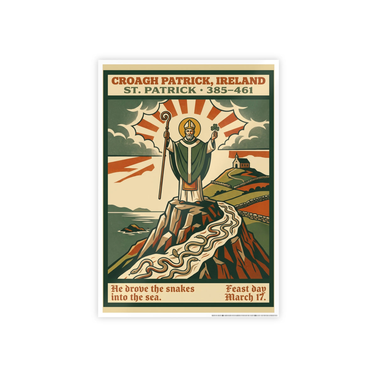 St. Patrick Ireland Gloss Poster