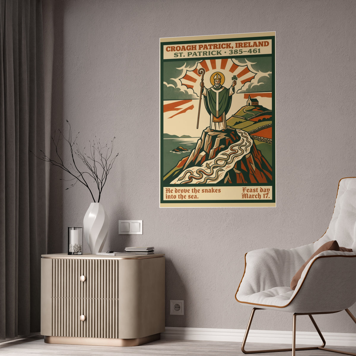 St. Patrick Ireland Gloss Poster