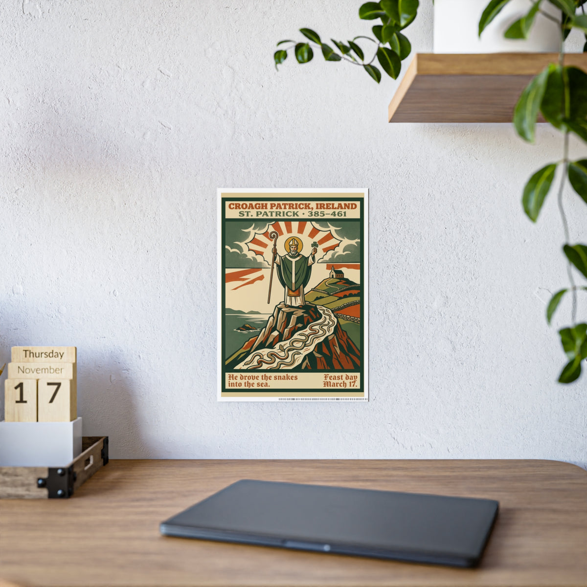 St. Patrick Ireland Gloss Poster