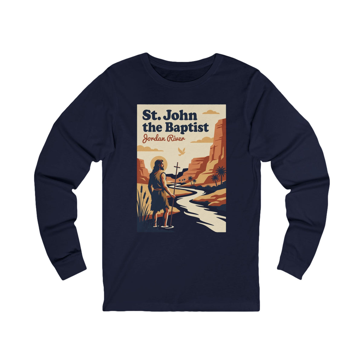 St. John the Baptist Vintage Long Sleeve T-Shirt