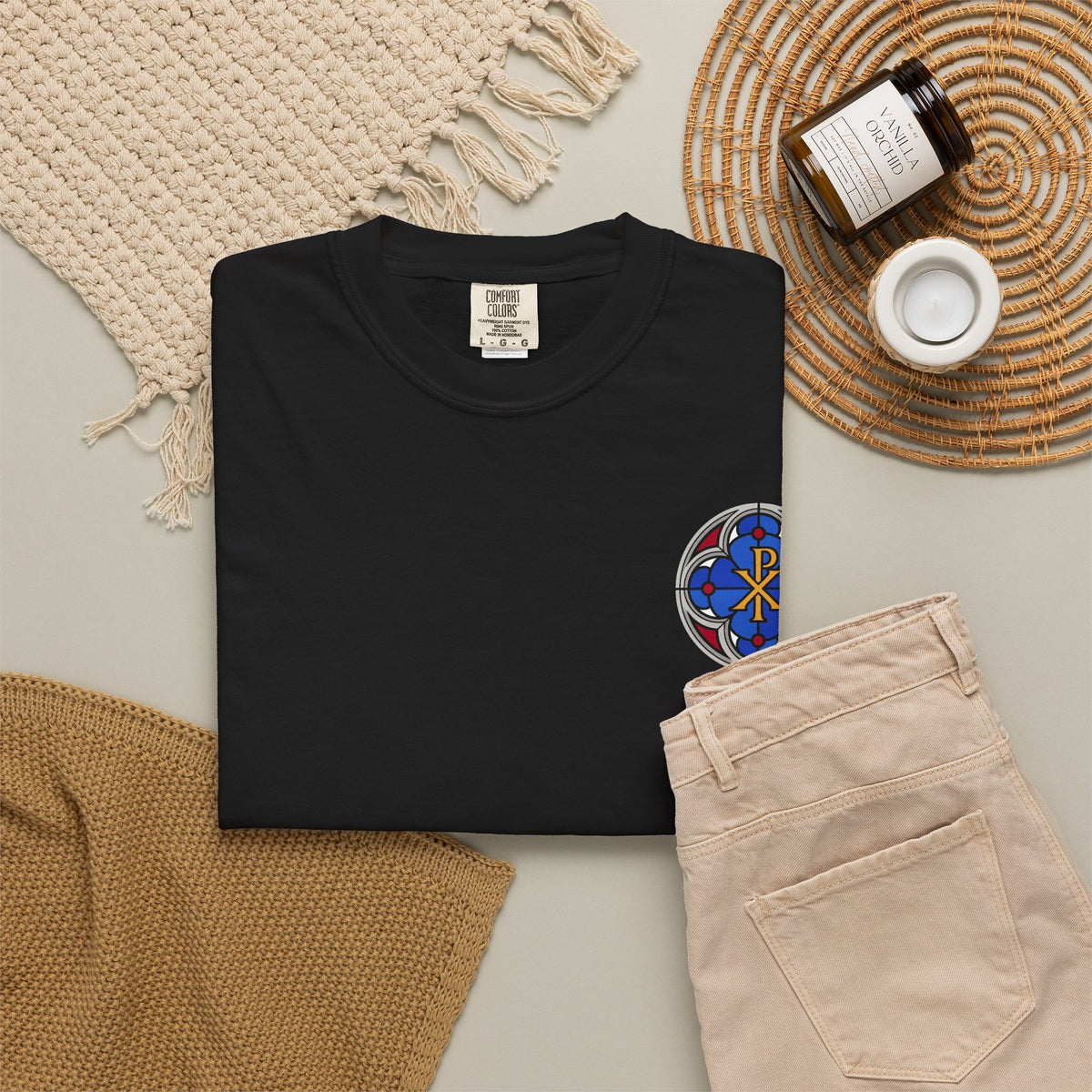St. Francis of Assisi Premium Stained Glass Tee | LUMEN
