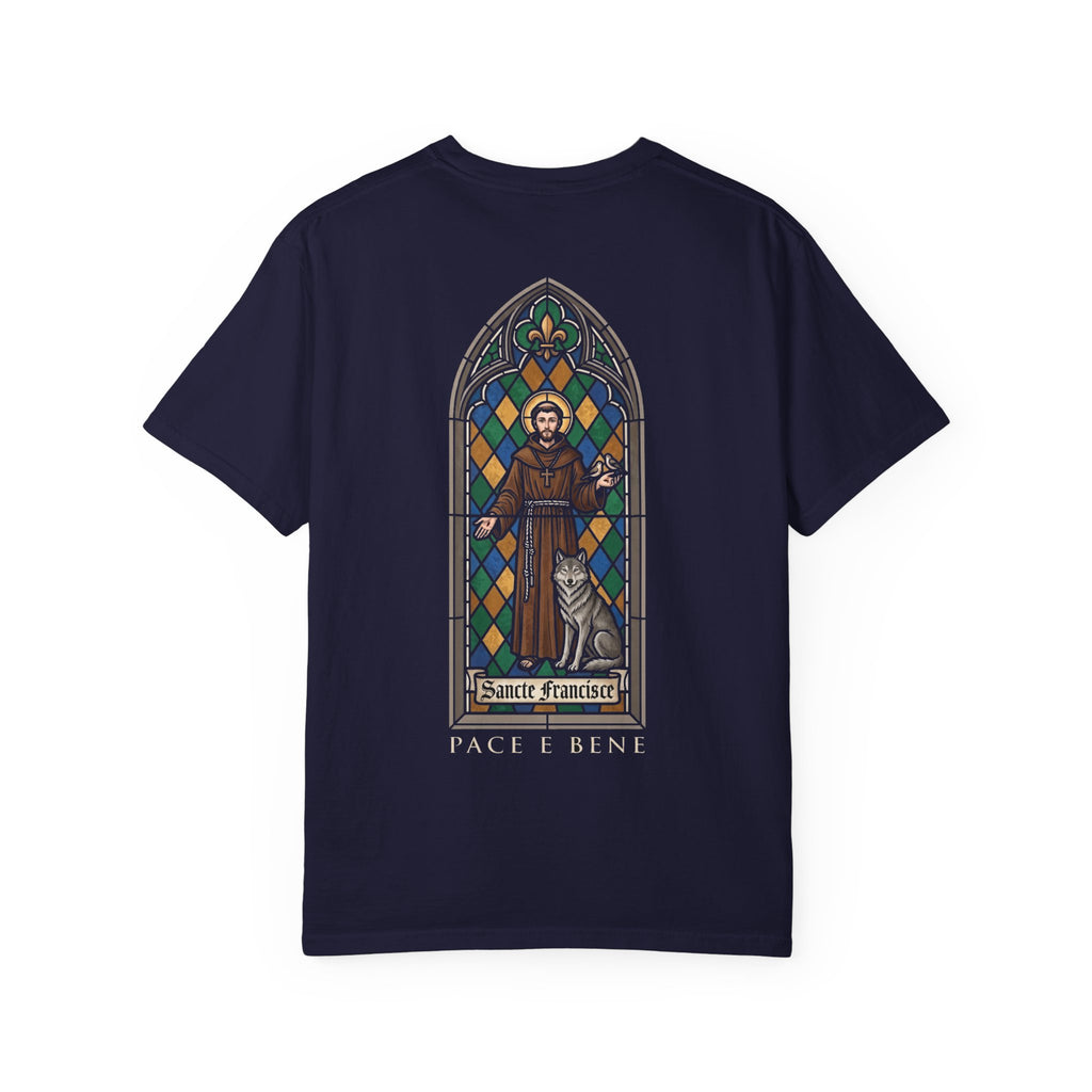 St. Francis of Assisi Premium Stained Glass Tee | LUMEN