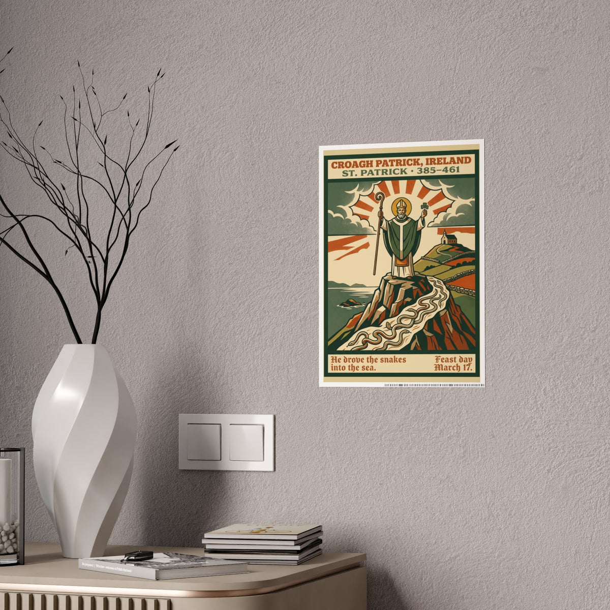 St. Patrick Ireland Gloss Poster